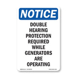 Double Hearing Protection Required