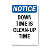 Down Time Is Clean-Up Time