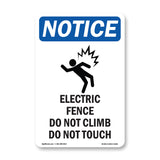 Electric Fence Do Not Climb