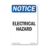 Electrical Hazard Sign