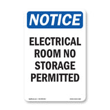 Electrical Room No Storage