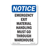 Emergency Exit Material Handling Must Go