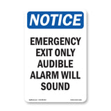 Emergency Exit Only Audible Alarm