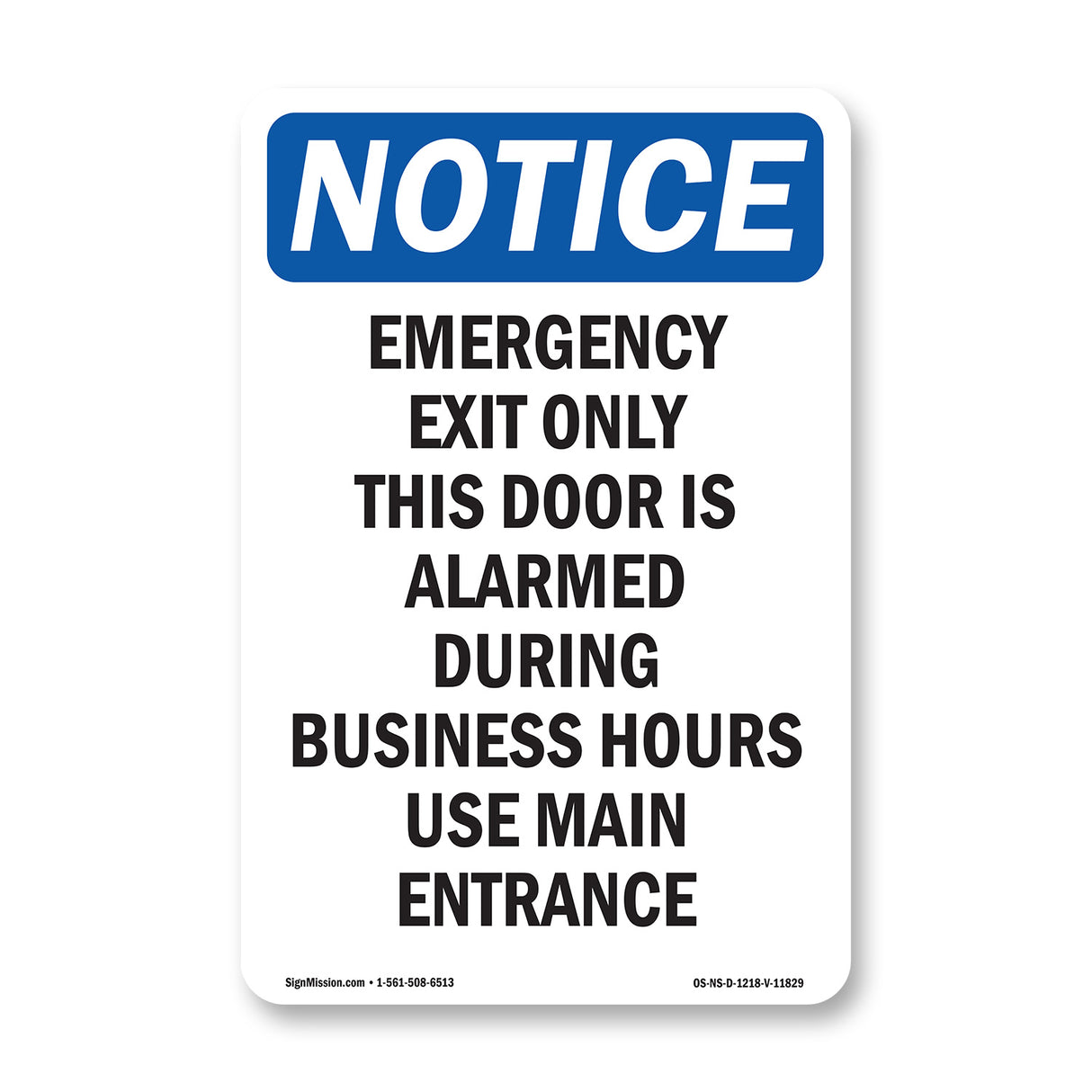 Emergency Exit Only This Door Is Alarmed