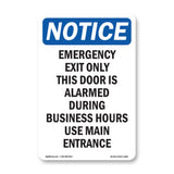 Emergency Exit Only This Door Is Alarmed