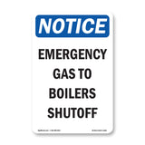 Emergency Gas To Boilers Shutoff