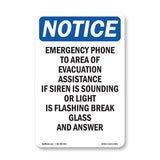 Emergency Phone To Area Of Evacuation Assistance