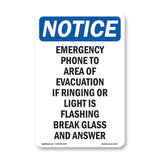 Emergency Phone To Area Of Evacuation If