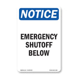 Emergency Shutoff Below