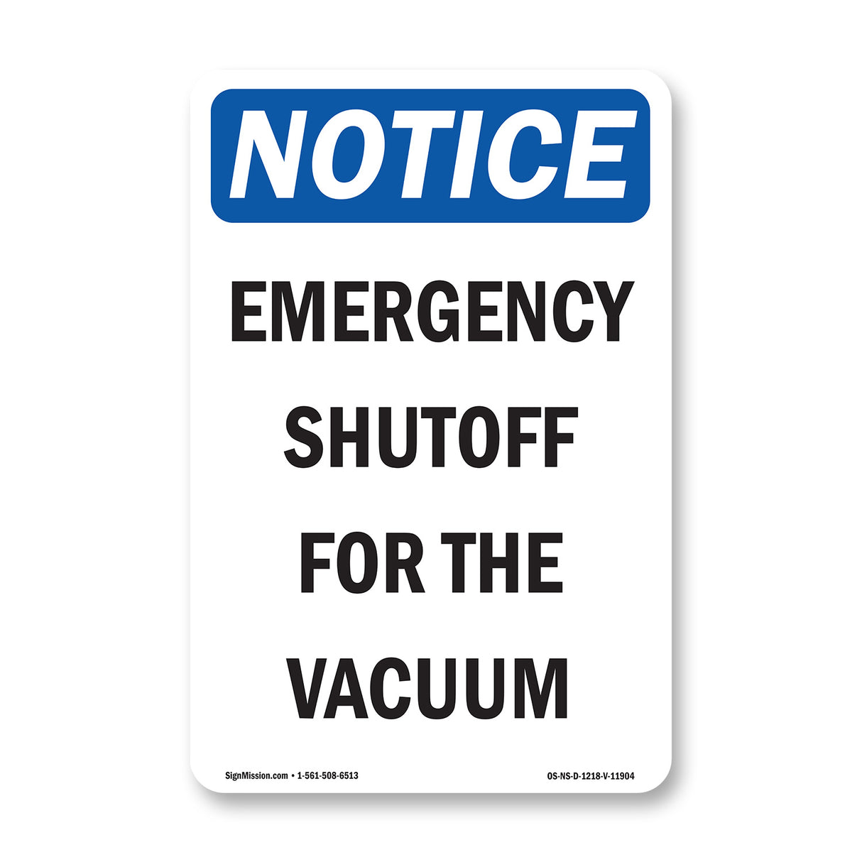 Emergency Shutoff For The Vacuum