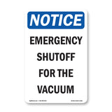 Emergency Shutoff For The Vacuum