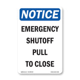 Emergency Shutoff Pull To Close