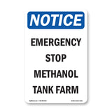 Emergency Stop Methanol Tank Farm