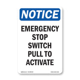 Emergency Stop Switch Pull To Activate