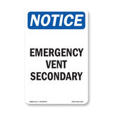 Emergency Vent Secondary
