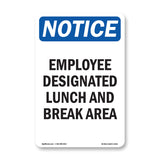 Employee Designated Lunch And Break Area