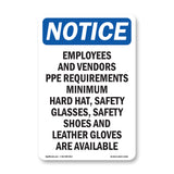 Employees And Vendors PPE Requirements Minimum