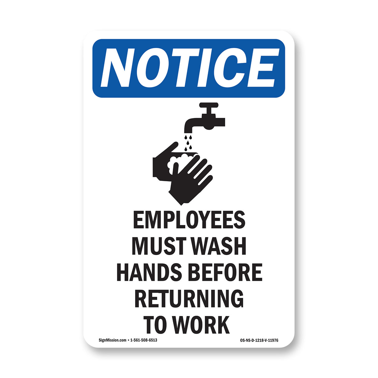 Employees Must Wash