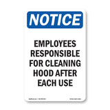 Employees Responsible For Cleaning Hood