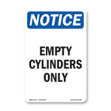 Empty Cylinders Only