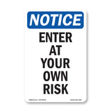 Enter At Your Own Risk