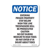 Entering Private Property Stay Below High