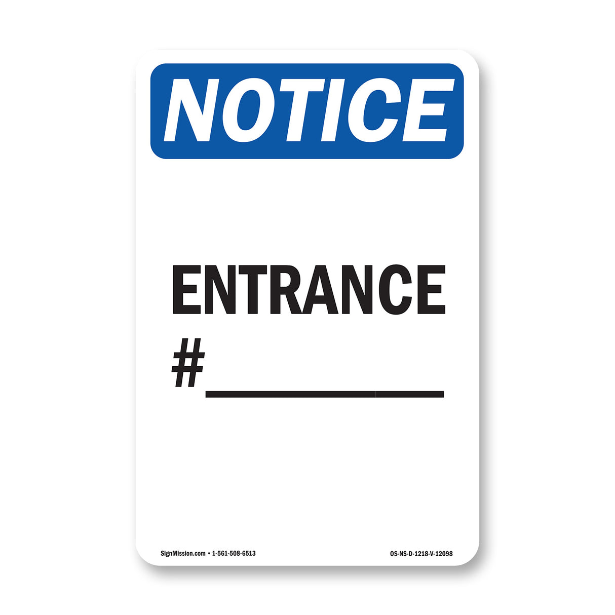 Entrance # ____