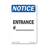 Entrance # ____
