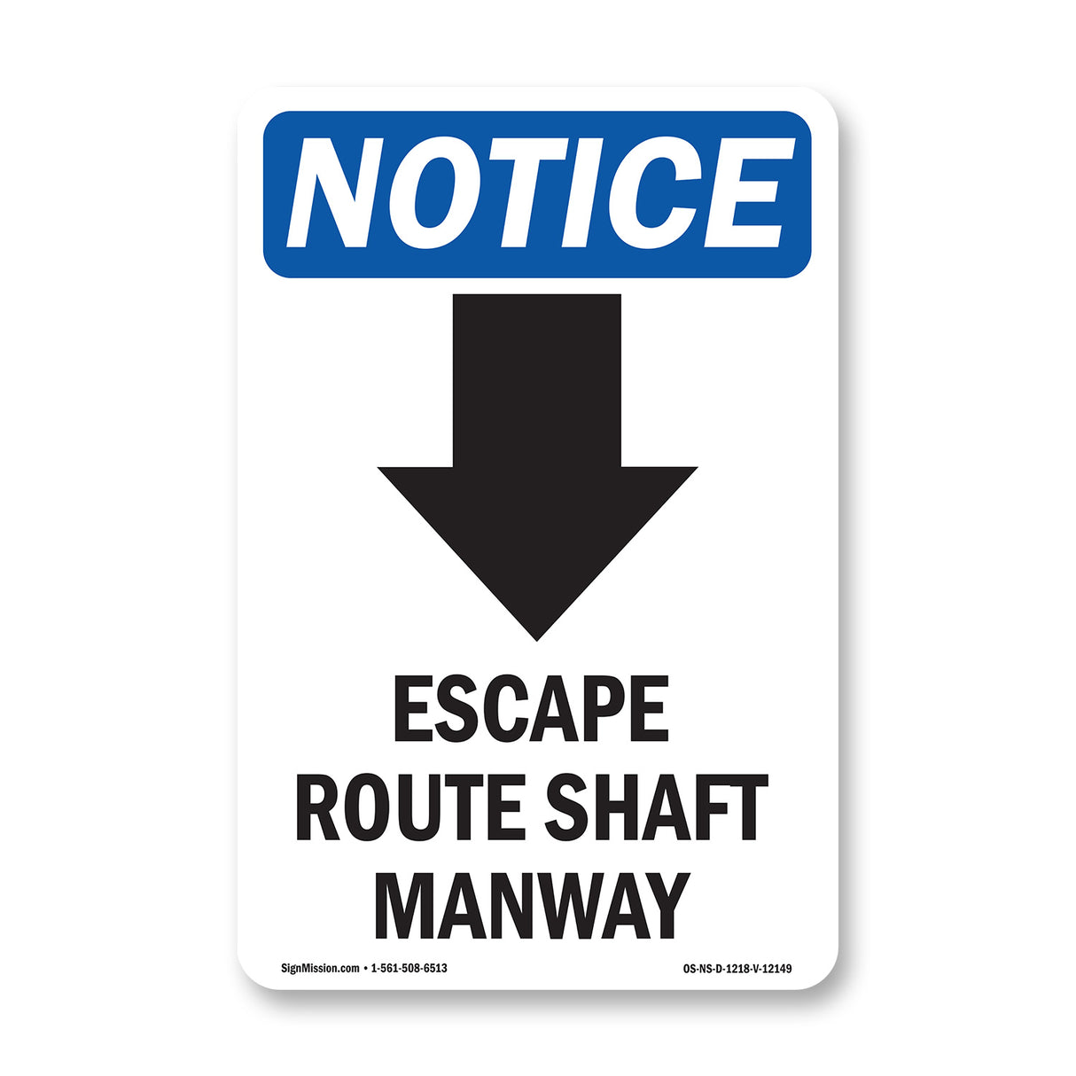 Escape Route Shaft Manway [Down Arrow]