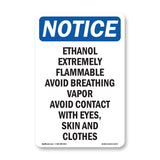Ethanol Extremely Flammable Avoid Breathing
