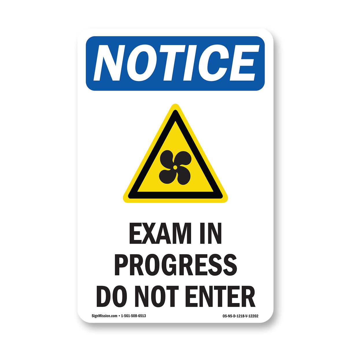 Exam In Progress Do Not Enter