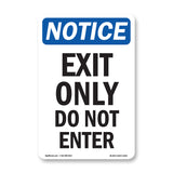 Exit Only Do Not Enter