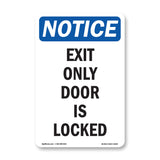 Exit Only Door Is Locked
