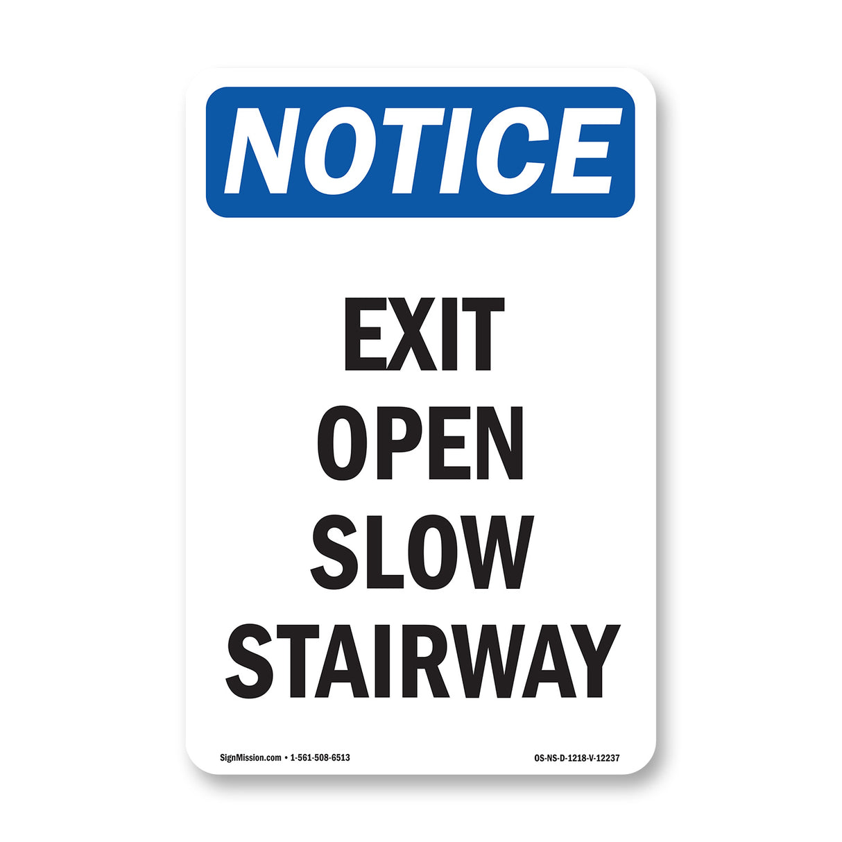Exit Open Slow Stairway