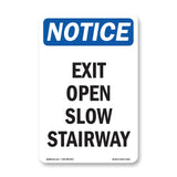 Exit Open Slow Stairway