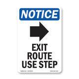 Exit Route Use Step
