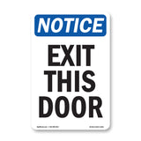 Exit This Door