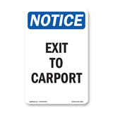 Exit To Carport