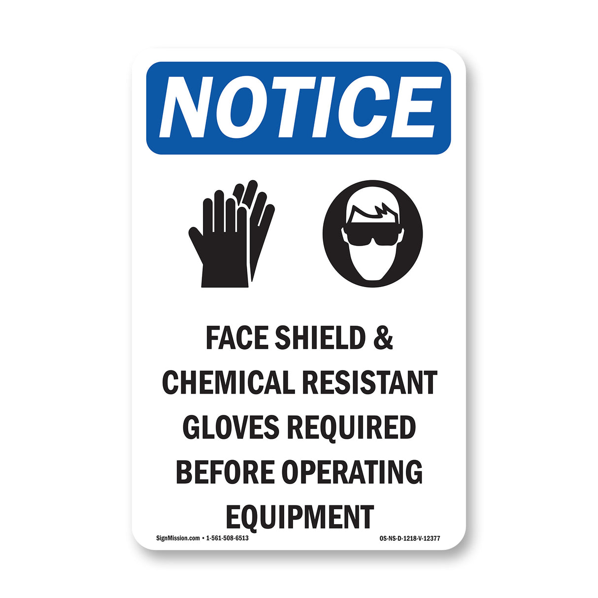Face Shield & Chemical Resistant