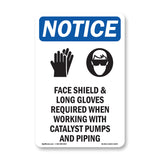 Face Shield & Long Gloves Required