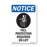 Fall Protection Required On Lift