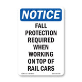 Fall Protection Required When Working On