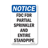 FDC For Partial Sprinkler And Entire Standpipe