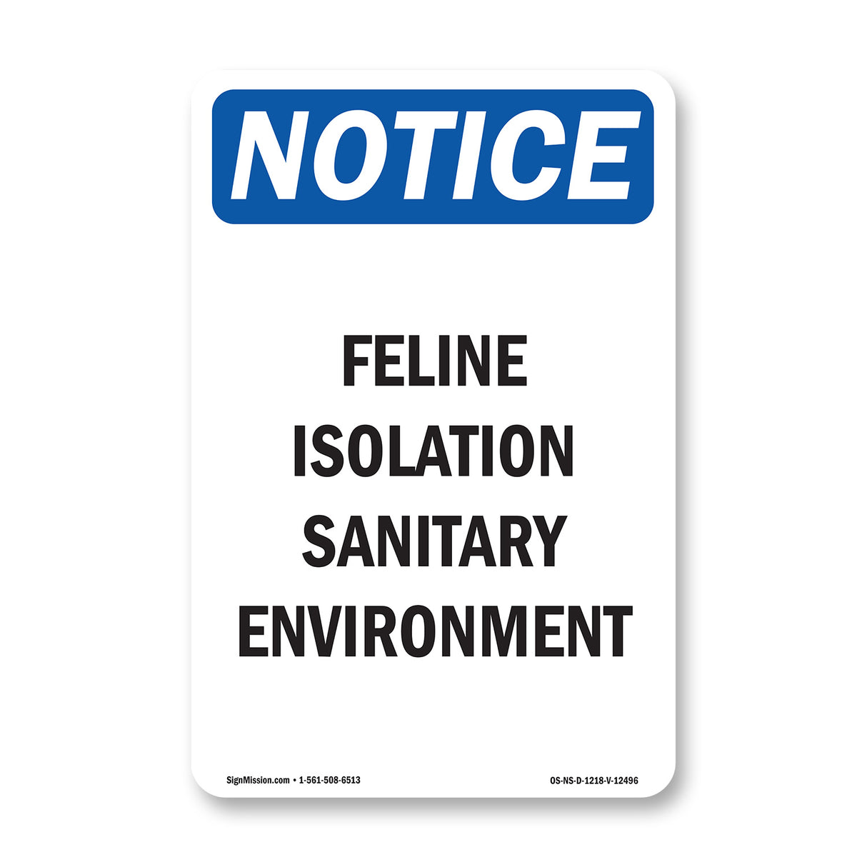 Feline Isolation Sanitary Environment