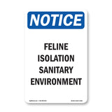 Feline Isolation Sanitary Environment