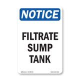 Filtrate Sump Tank