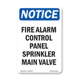 Fire Alarm Control Panel Sprinkler Main Valve