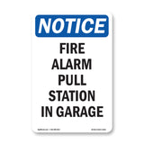 Fire Alarm Pull Station In Garage