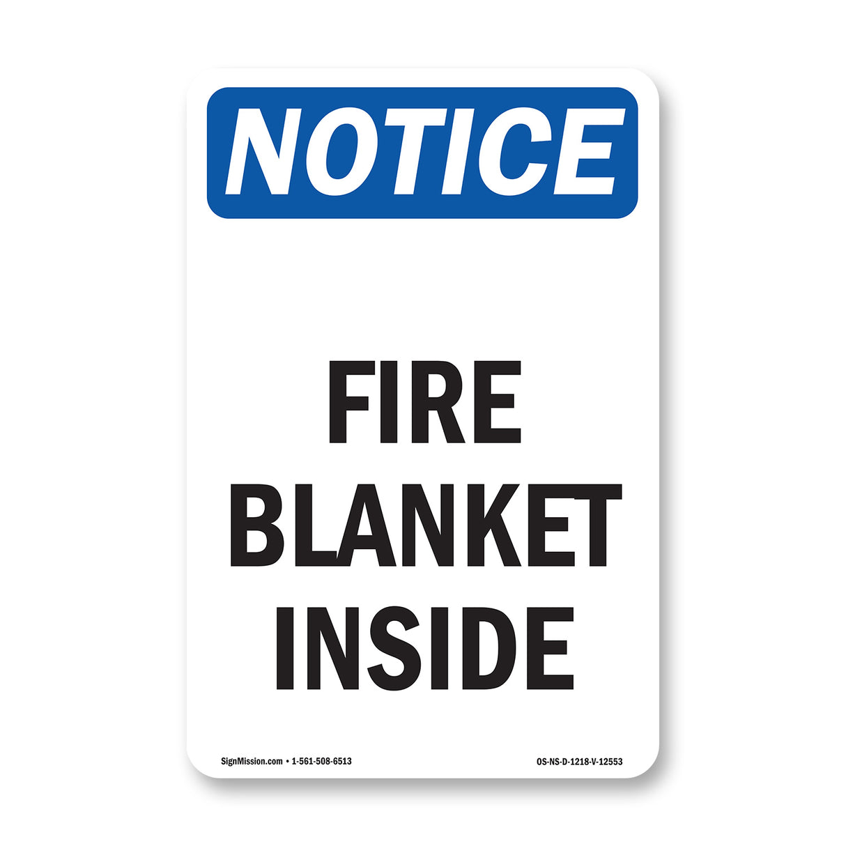 Fire Blanket Inside