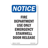 Fire Department Use Only Emergency